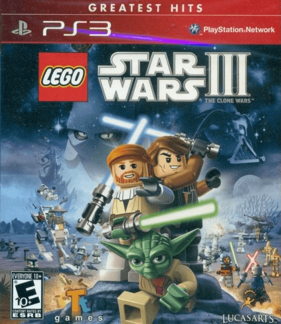 LEGO Star Wars III: The Clone Wars [Greatest Hits] box art for Playstation 3